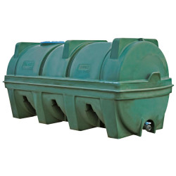 Zylindrischer Monoblock Tank 6400 l / D1,7